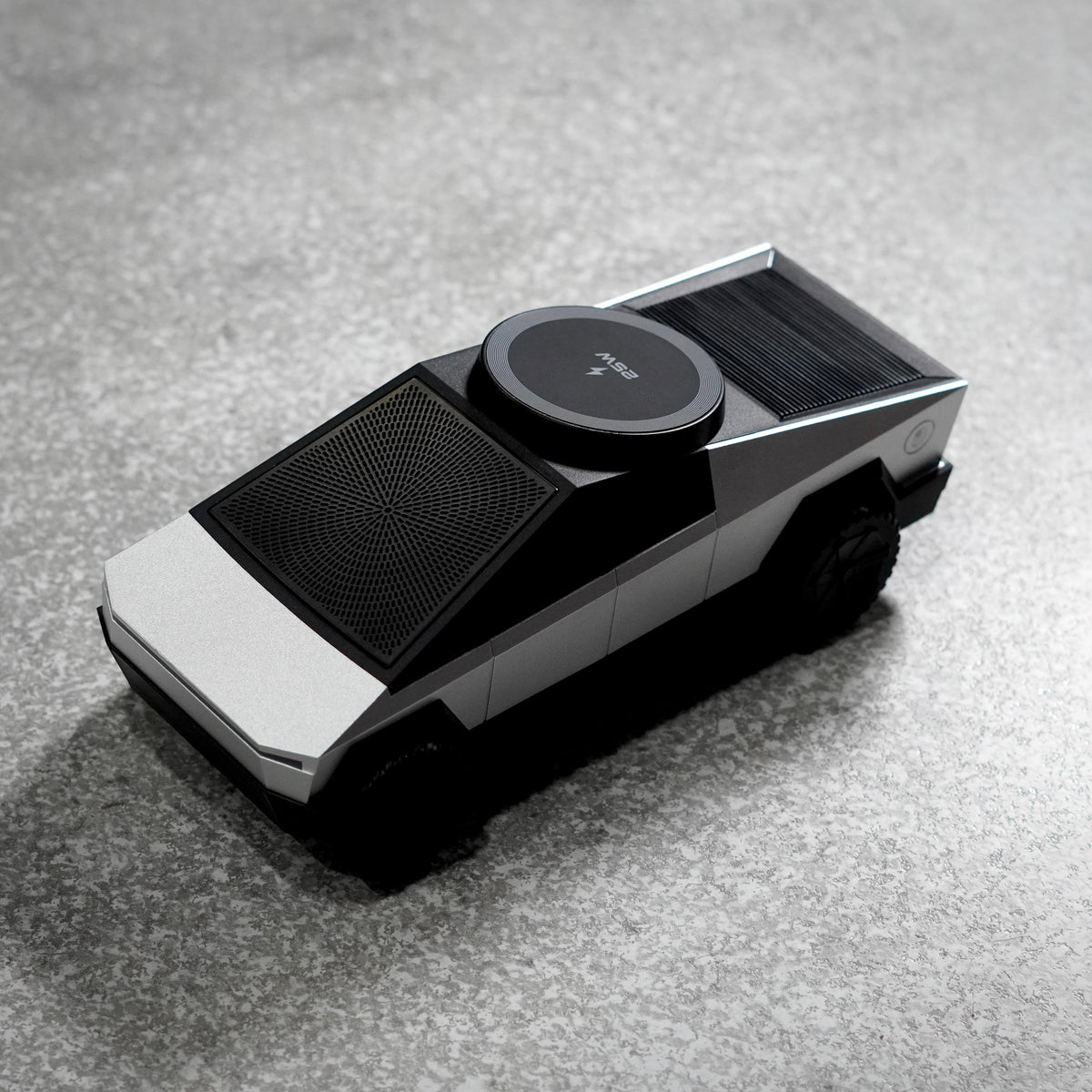 3-in-1 Magnetic Wireless Charging Station 25W with Bluetooth Speaker – Cybertruck Design