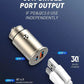 LDNIO Car charger 30W Ultra Mini Zinc Alloy Shell Fast Car Charger  USB Portal
