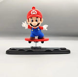 Game-Inspired Mario-Style Sliding Cartoon Character for Car Interior Decoration | Moving Toy with Spring Action | Universal Car Interior Decor | 1 Piece
