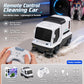 Desktop Vacuum Cleaner RC Car RTR 2.4G with Sound and Light Effects Exhaust Air Filtration Vehicles Models Toys Green