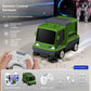 Desktop Vacuum Cleaner RC Car RTR 2.4G with Sound and Light Effects Exhaust Air Filtration Vehicles Models Toys Green