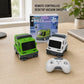 Desktop Vacuum Cleaner RC Car RTR 2.4G with Sound and Light Effects Exhaust Air Filtration Vehicles Models Toys Green