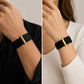 Premium Nylon Gold Strap Compatible with WHOOP 5.0 – Magnetic Adjustable Replacement Band