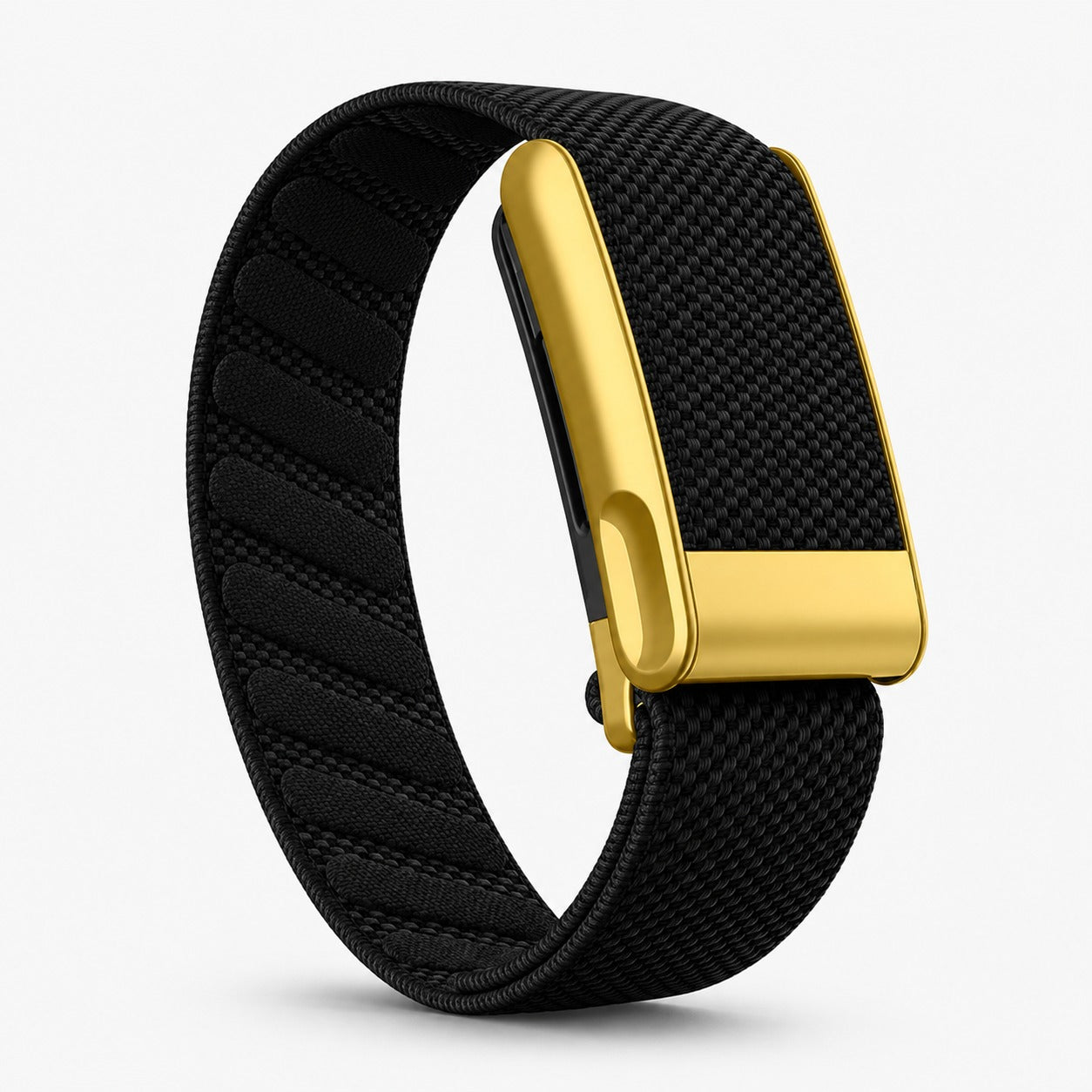Premium Nylon Gold Strap Compatible with WHOOP 5.0 – Magnetic Adjustable Replacement Band