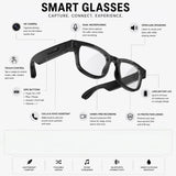 Smart AI Camera Glasses – HD Camera, Photochromic Lenses & Bluetooth Connectivity