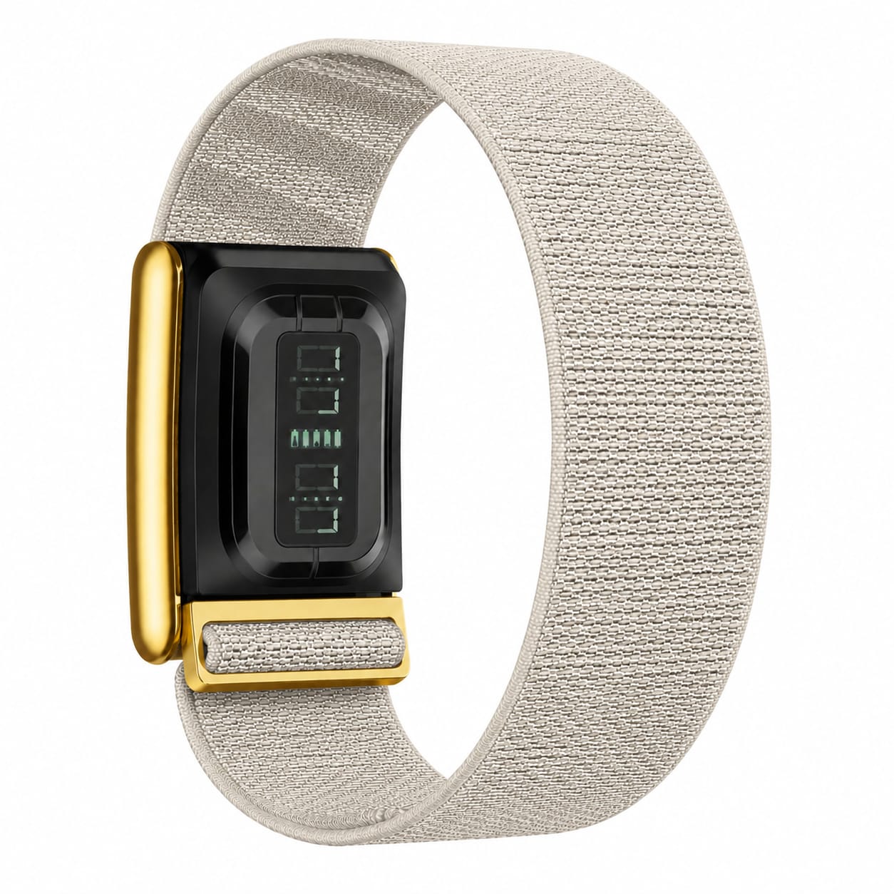 Premium Nylon Gold Strap Compatible with WHOOP 5.0PEAK  – Magnetic Adjustable Replacement Band