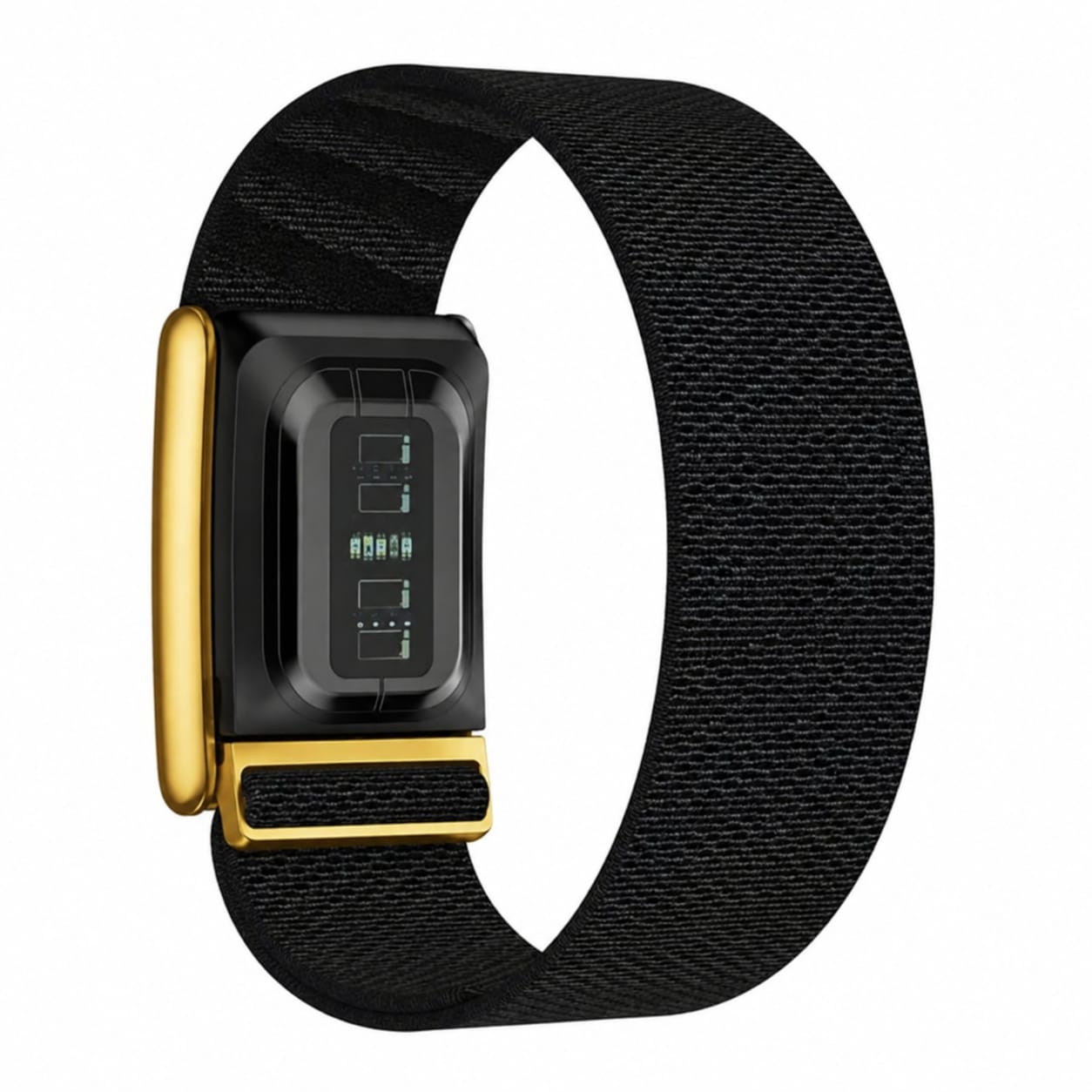 Premium Nylon Gold Strap Compatible with WHOOP 5.0PEAK  – Magnetic Adjustable Replacement Band