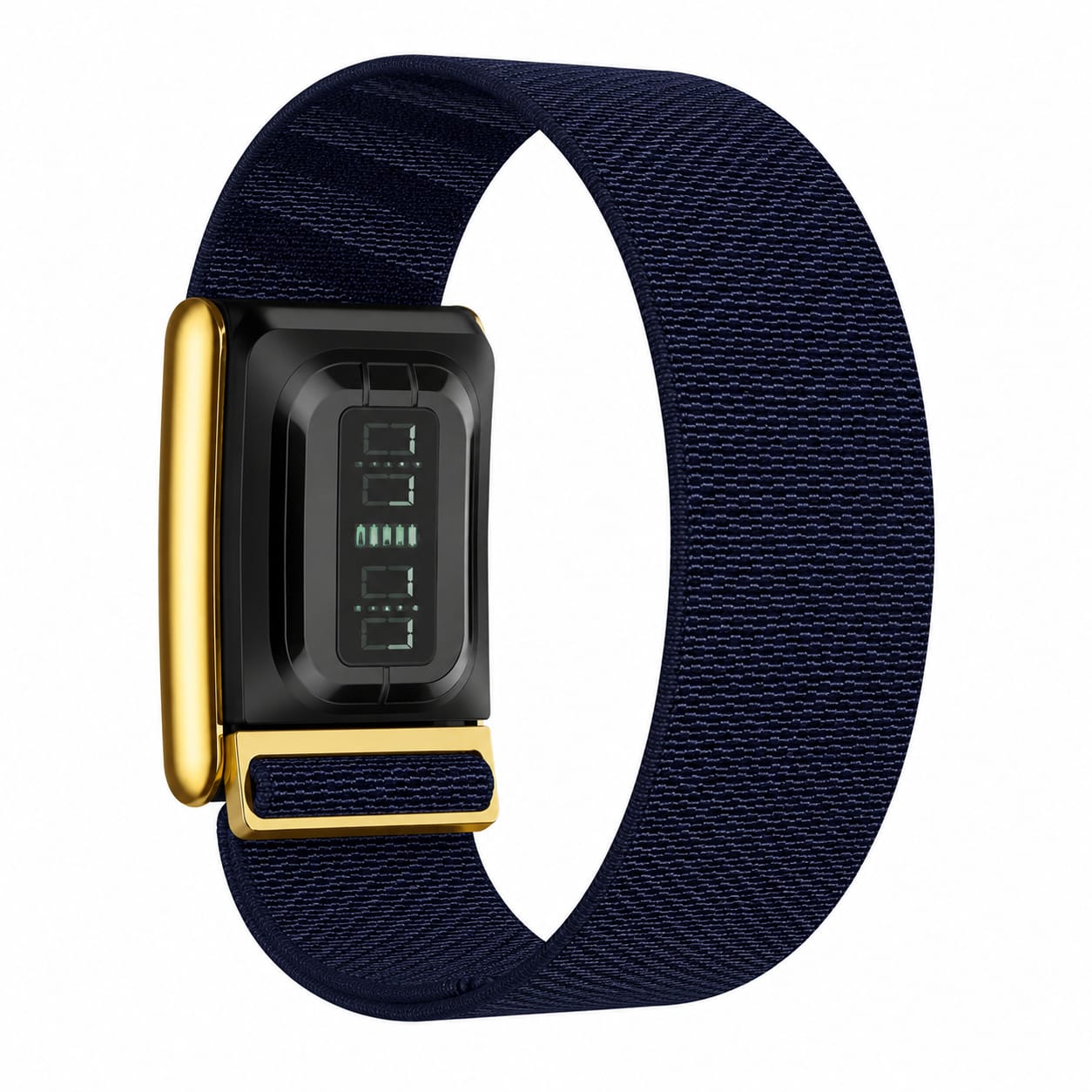 Premium Nylon Gold Strap Compatible with WHOOP 5.0PEAK  – Magnetic Adjustable Replacement Band