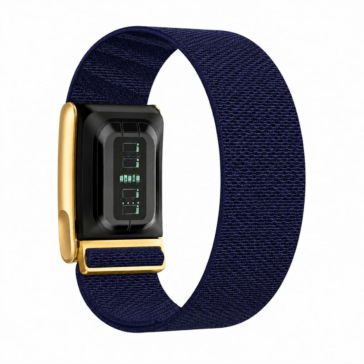 Premium Nylon Gold Strap Compatible with WHOOP 5.0MG – Magnetic Adjustable Replacement Band