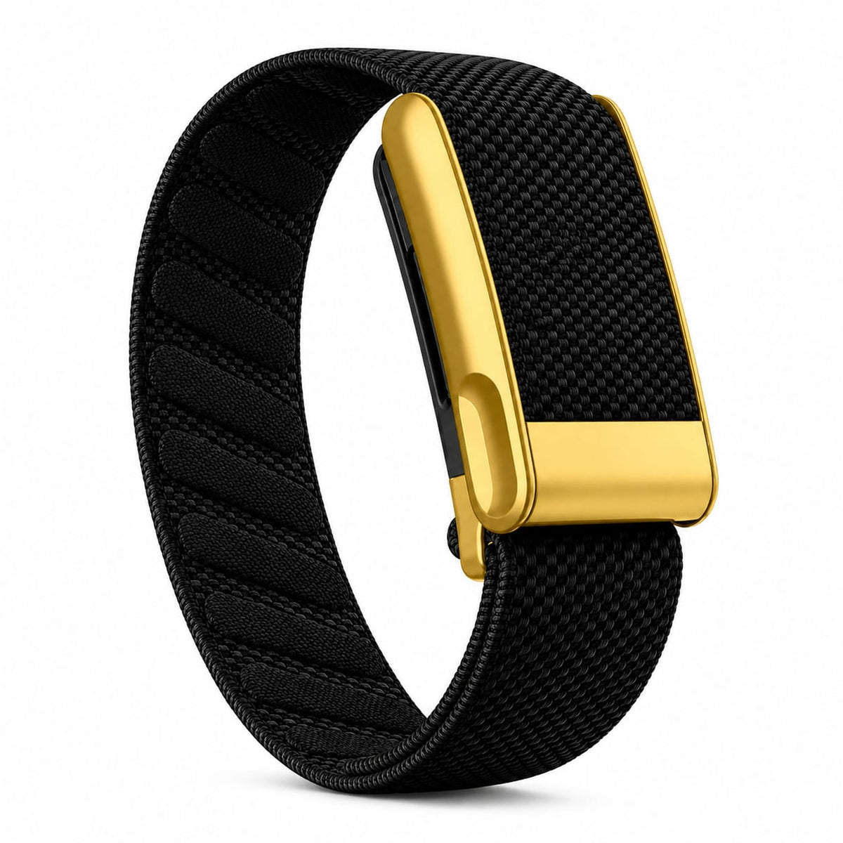Premium Nylon Gold Strap Compatible with WHOOP 5.0MG – Magnetic Adjustable Replacement Band