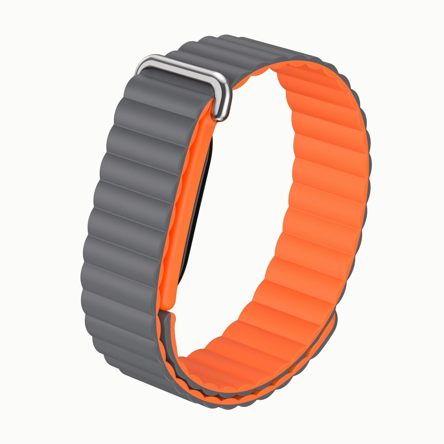 Classic Textured Silicone Magnetic strap For Google Fitbit air - Sport strap