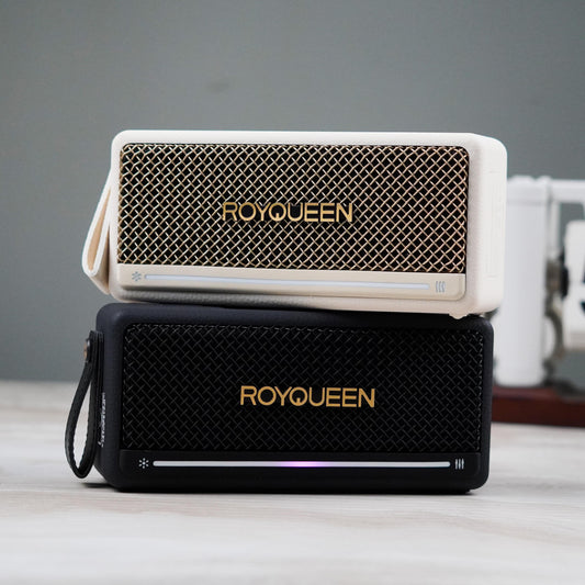 ROYQUEEN M5 Bluetooth Speaker | 40W Stereo Sound with Built-in Woofer