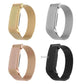 Stainless Steel Magnetic metal Adjustable Wristband strap for Google Fitbit Air