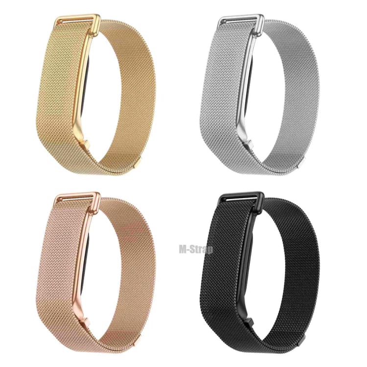 Stainless Steel Magnetic metal Adjustable Wristband strap for Google Fitbit Air
