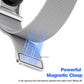 Stainless Steel Magnetic metal Adjustable Wristband strap for Google Fitbit Air