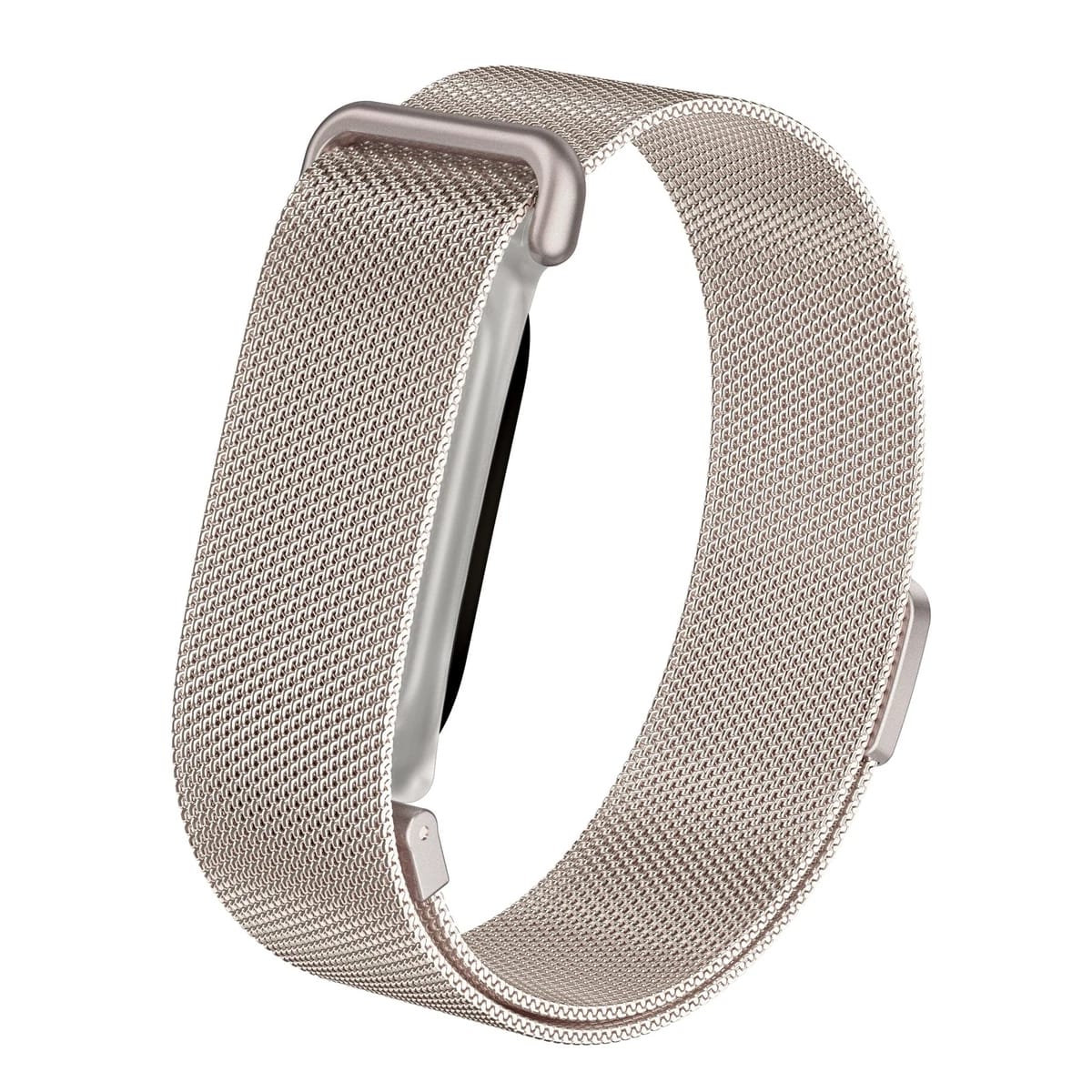 Stainless Steel Magnetic metal Adjustable Wristband strap for Google Fitbit Air