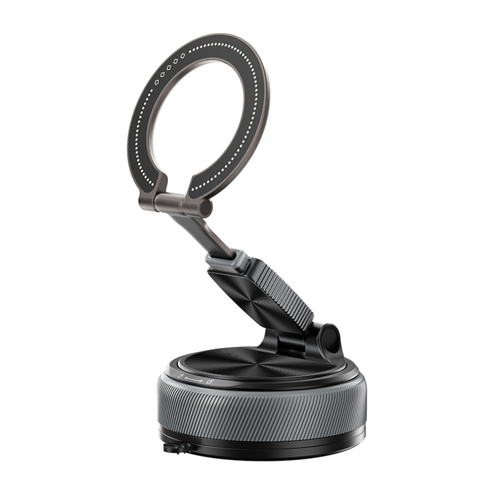 Foldable Car Mount, 360 degree Rotating Phone Holder, Detachable Ring- Compact Storage, Adjustable Viewing Angle, Stable Placement, Detachable Ring Grip, Easy Daily use