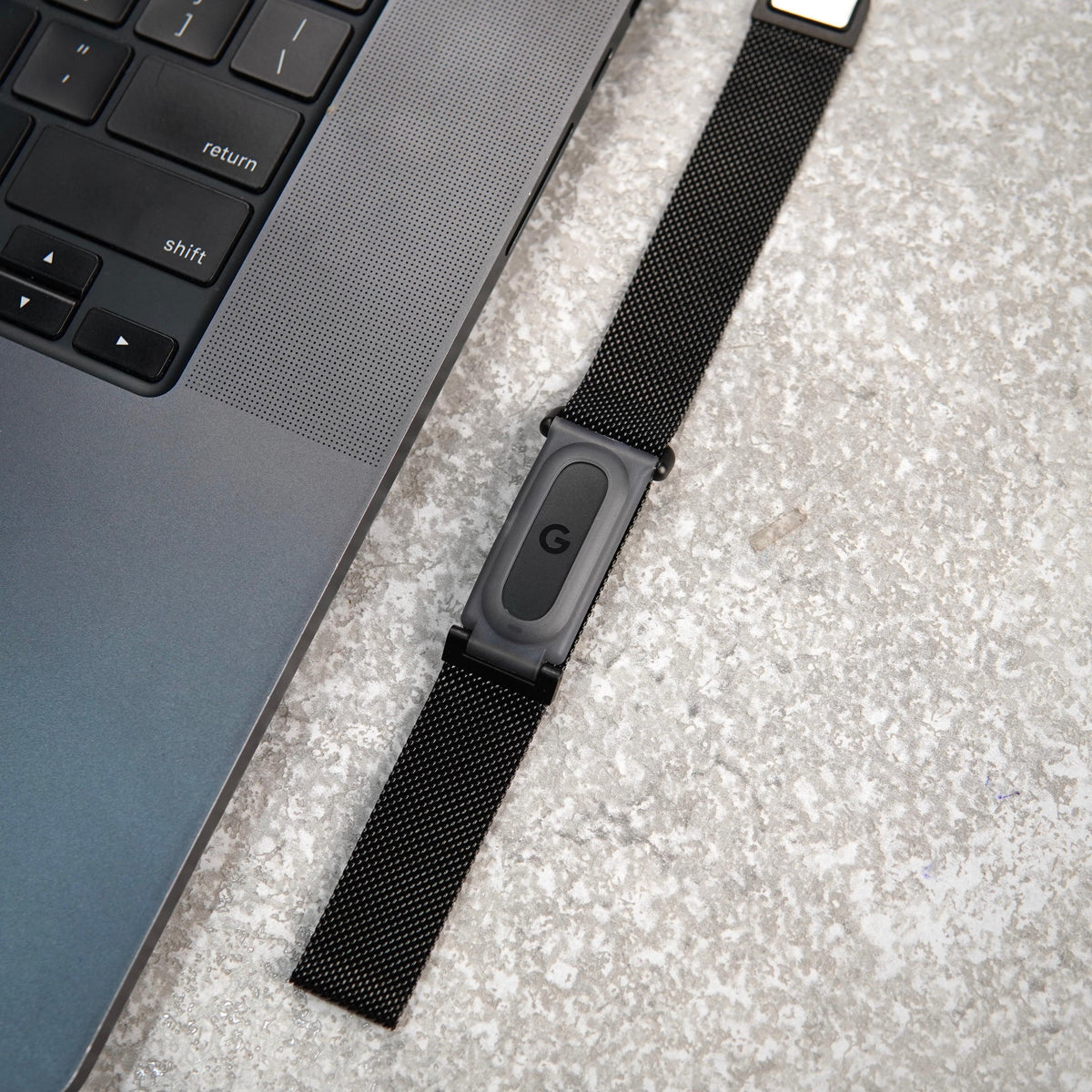 Stainless Steel Magnetic metal Adjustable Wristband strap for Google Fitbit Air