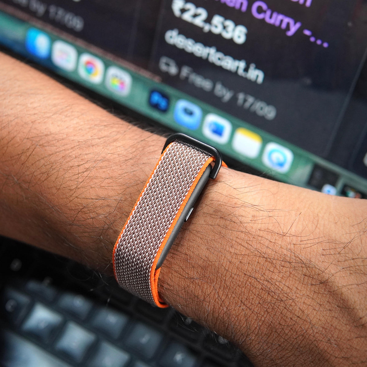 Google Fitbit Air Stephen Curry Special edition - Health & Activity Tracking , Nylon Wrist band