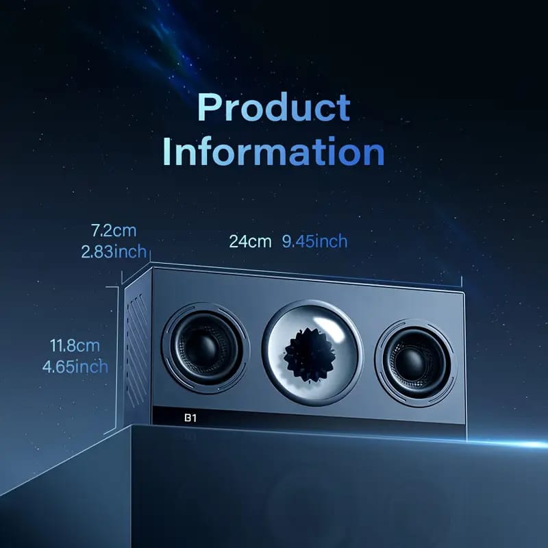 Cyboris B1 Magnetic Fluid Bluetooth Speaker | Music Visualization
