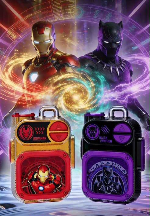 Marvel Iron Man Smart Bluetooth Speaker | Compact Speaker with Display