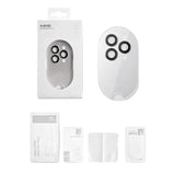 Tempered glass Camera lens Metal ring Protector for iPhone and Samsung, Anti - Scratch, Easy to Install