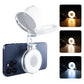 TELESIN Magnetic Selfie Light, 360 degree LED Ring Fill Light with Mirror for Selfie/Photography/Video calls