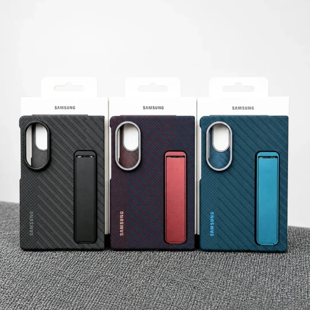 Carbon Wave Fold stand Case Galaxy Z Fold8 and Fold8 Ultra