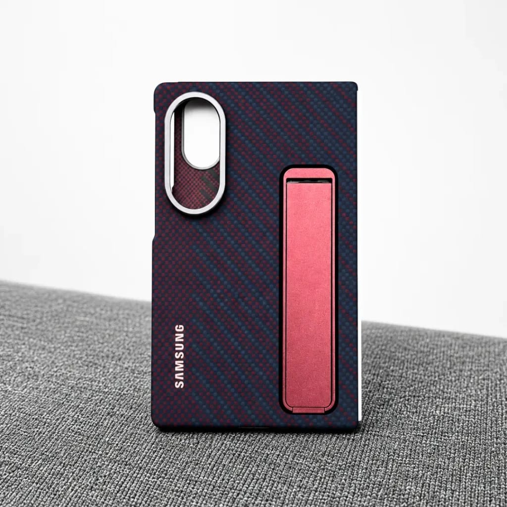 Carbon Wave Fold stand Case Galaxy Z Fold8 and Fold8 Ultra