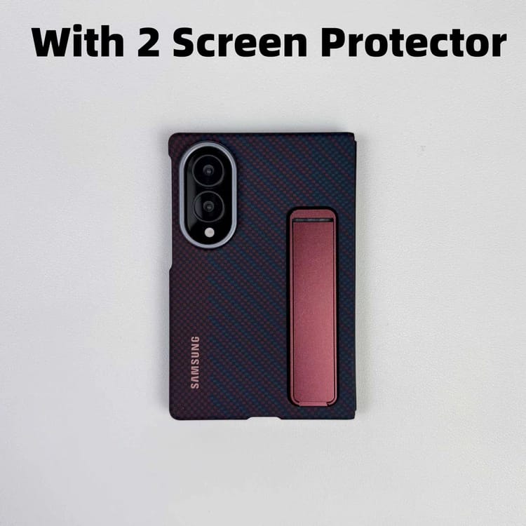 Carbon Wave Fold stand Case Galaxy Z Fold8 and Fold8 Ultra