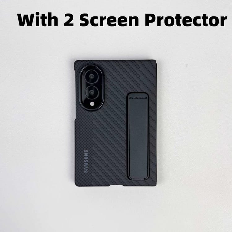 Carbon Wave Fold stand Case Galaxy Z Fold8 and Fold8 Ultra