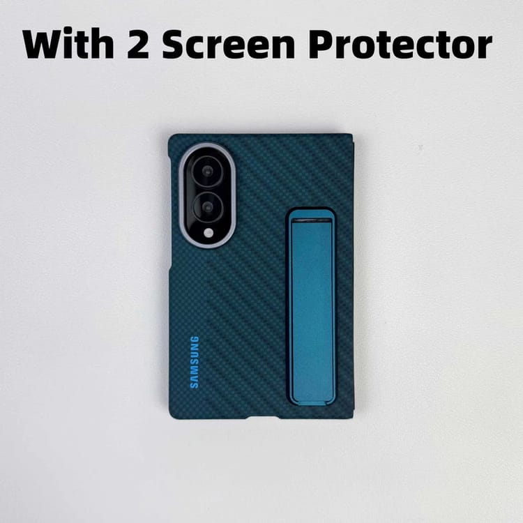 Carbon Wave Fold stand Case Galaxy Z Fold8 and Fold8 Ultra