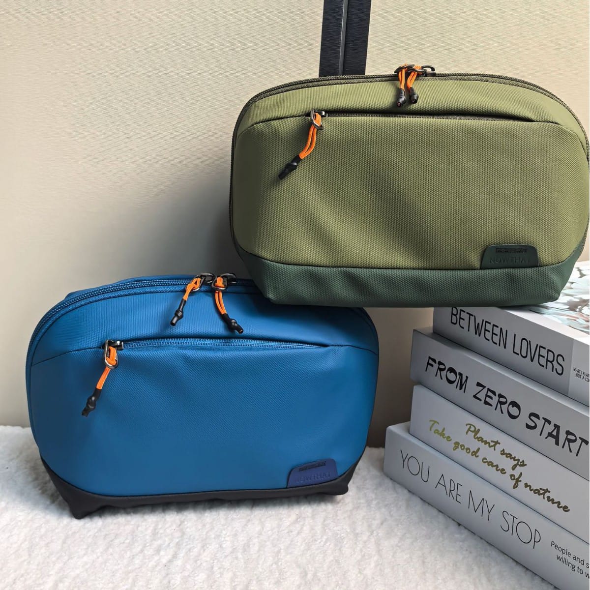 Tech Storage Bag | 23 Multi-Purpose Pockets | 180° Opening, Water Repellent, Heavy Duty, Business & Travel