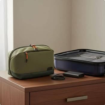 Tech Storage Bag | 23 Multi-Purpose Pockets | 180° Opening, Water Repellent, Heavy Duty, Business & Travel