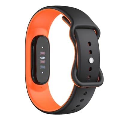 Google Fitbit air Strap Figure- 8 Buckle loop Solid color Silicon Watch Band