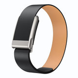 Whoop 5.0MG Slim Fit PU Leather Replacement Strap Band - Stretchable, Stylish Leather band