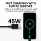 Samsung TYPE-C to TYPE-C 3.2 Feet (1m) cable , High Speed data Transfer, Black
