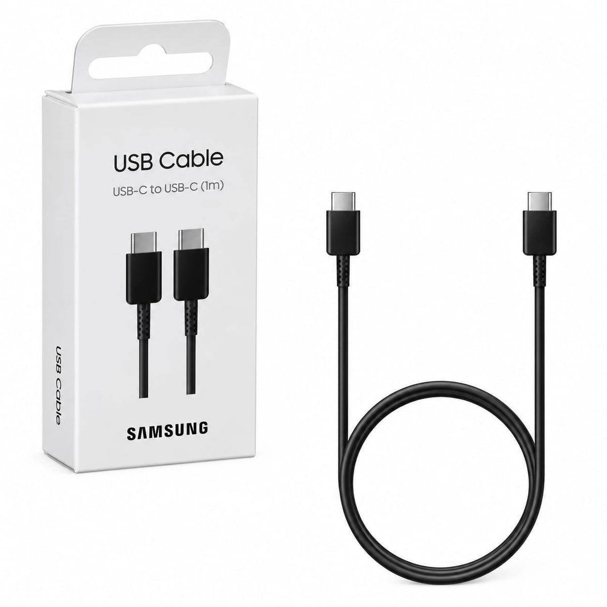 Samsung TYPE-C to TYPE-C 3.2 Feet (1m) cable , High Speed data Transfer, Black