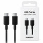 Samsung TYPE-C to TYPE-C 3.2 Feet (1m) cable , High Speed data Transfer, Black
