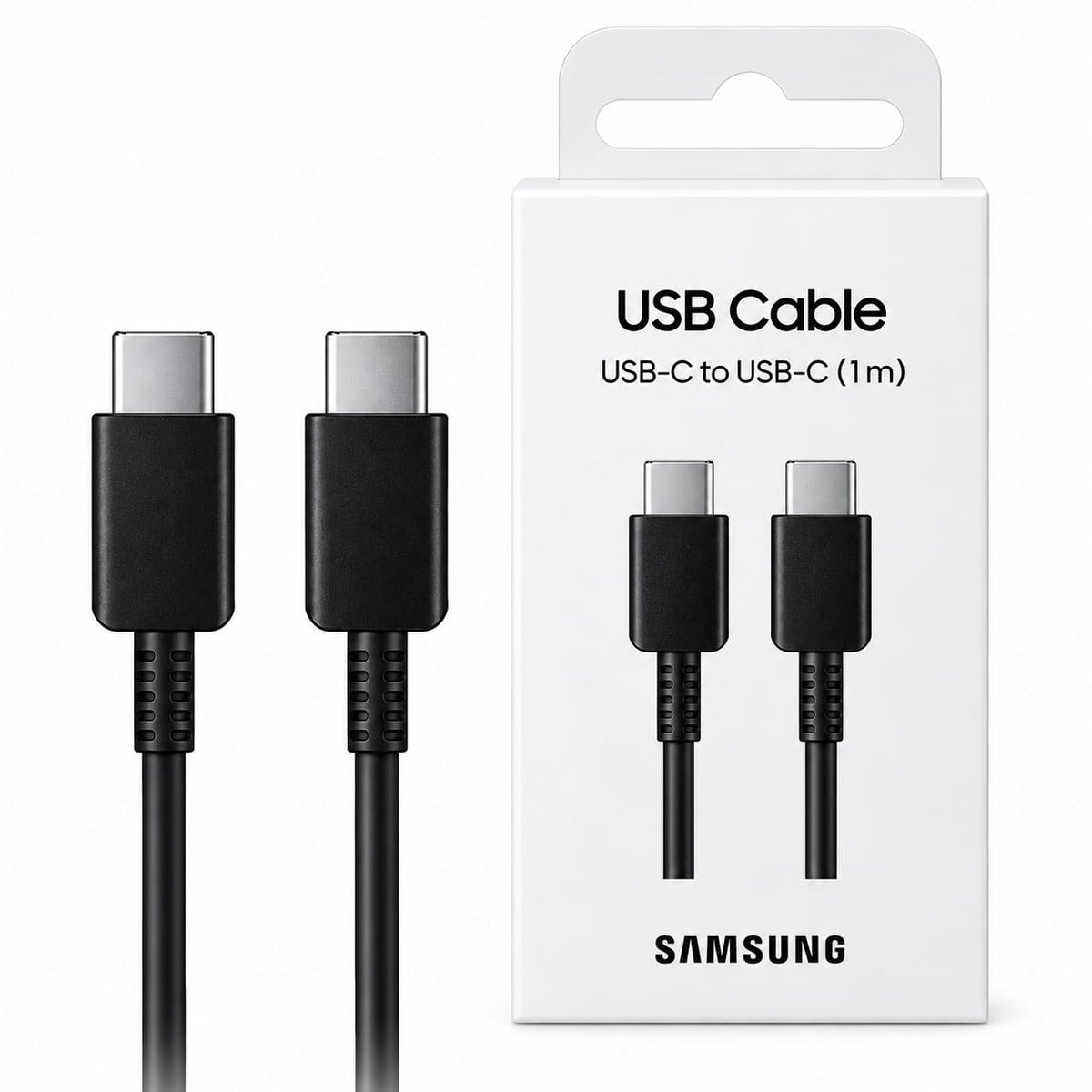 Samsung TYPE-C to TYPE-C 3.2 Feet (1m) cable , High Speed data Transfer, Black