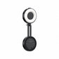 LED Magnetic Selfie Light, Upgraded 360degree with Mirror black