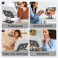 360 Degree Rotating Metal Base for Tablets and Cell Phones SILVER