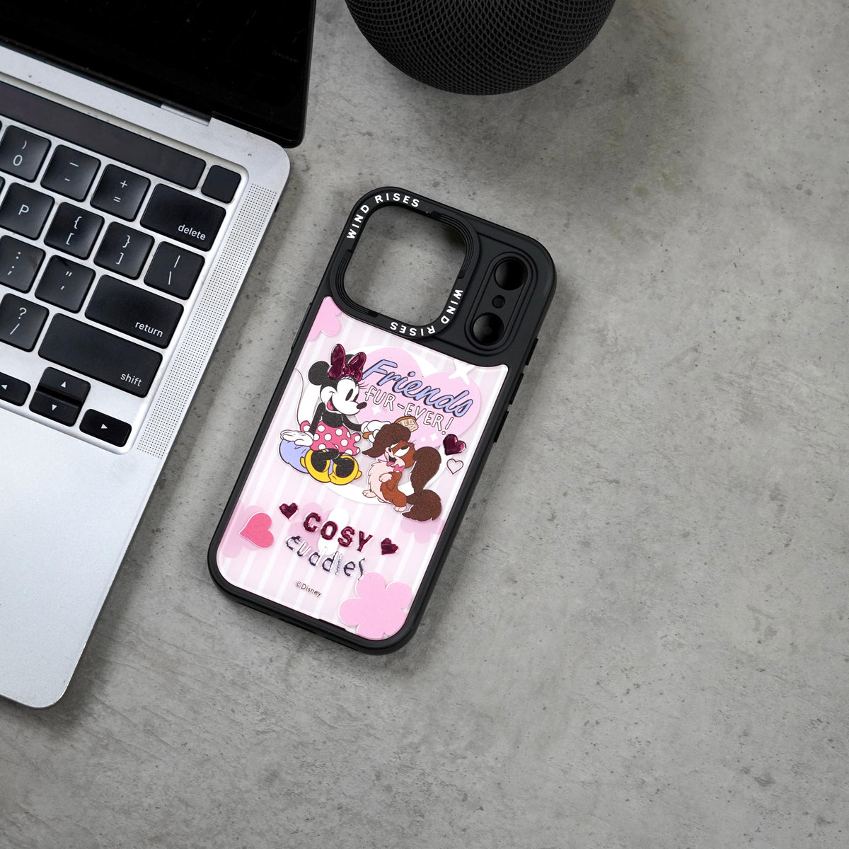 Wind Rises Signature Print Series Case- Signature Printed Design Collection, Multiple Unique & Trendy Artwork Styles. Massif-Compatible Magnetic Ring, Raised Camera & Edge Protection, Available for iPhone 17PRO/18PRO