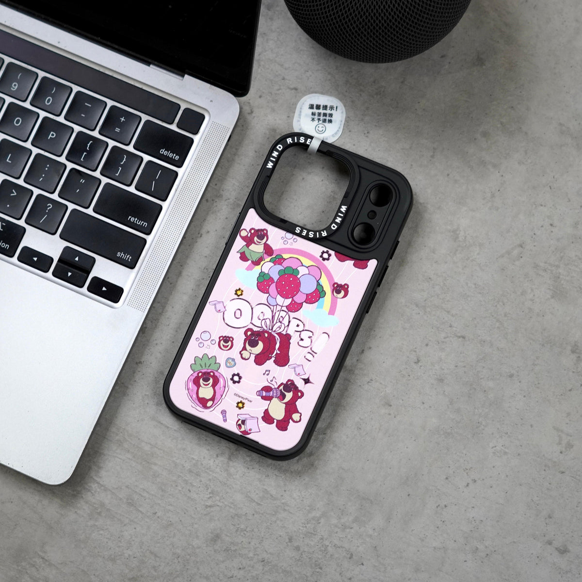 Wind Rises Signature Print Series Case- Signature Printed Design Collection, Multiple Unique & Trendy Artwork Styles. Massif-Compatible Magnetic Ring, Raised Camera & Edge Protection, Available for iPhone 17PRO/18PRO
