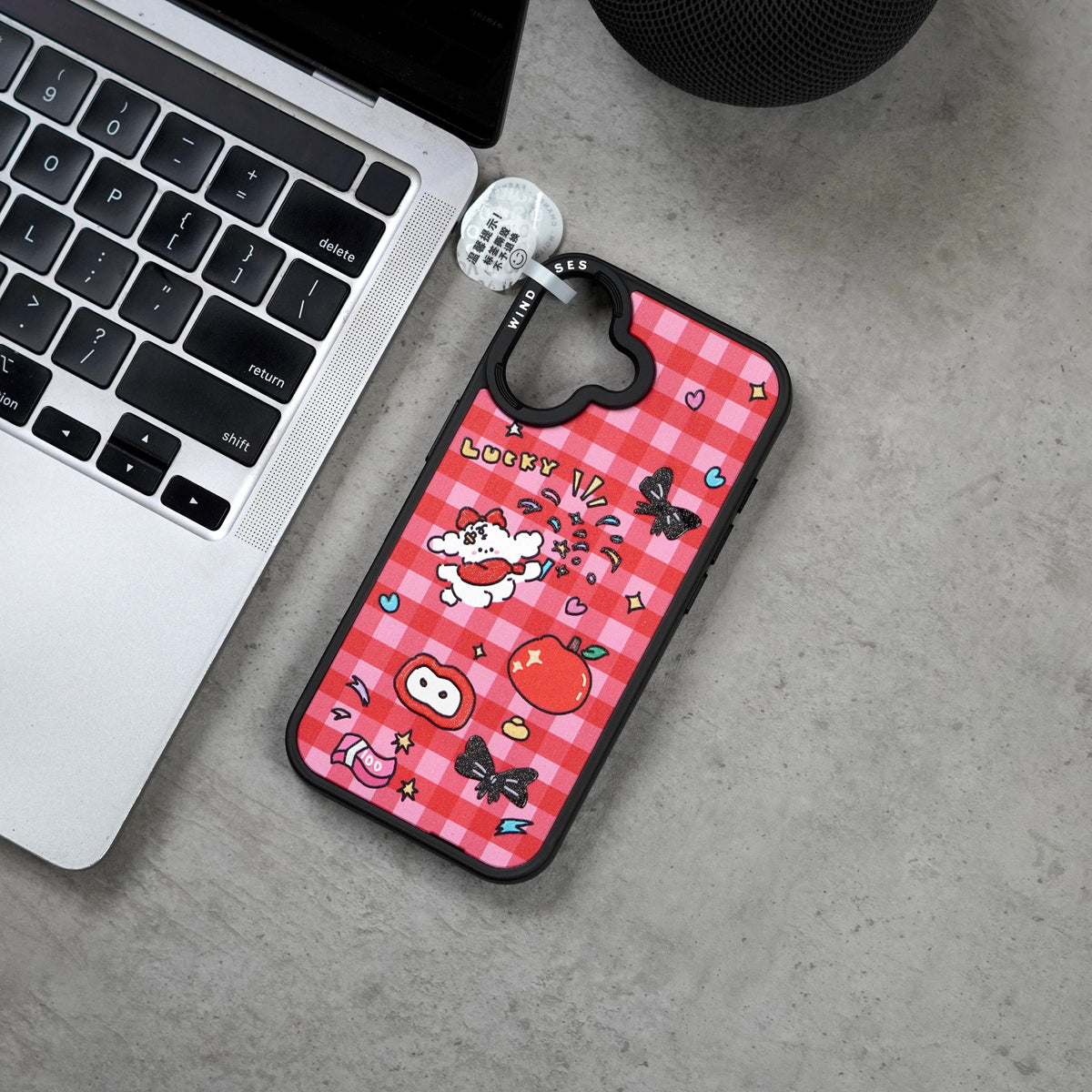 Wind Rises Signature Print Series Case- Signature Printed Design Collection, Multiple Unique & Trendy Artwork Styles. Massif-Compatible Magnetic Ring, Raised Camera & Edge Protection, Available for iPhone 17