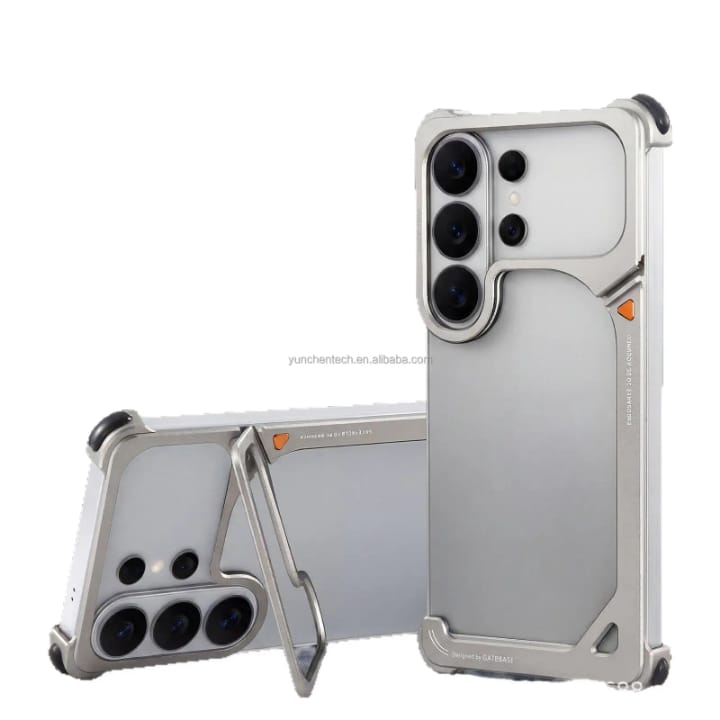 Premium Slim Metal Bumper Case for Samsung Galaxy S26 Ultra, Lightweight Minimalist Frame Design, Stylish Edge Protection with Hidden lens Bracket
