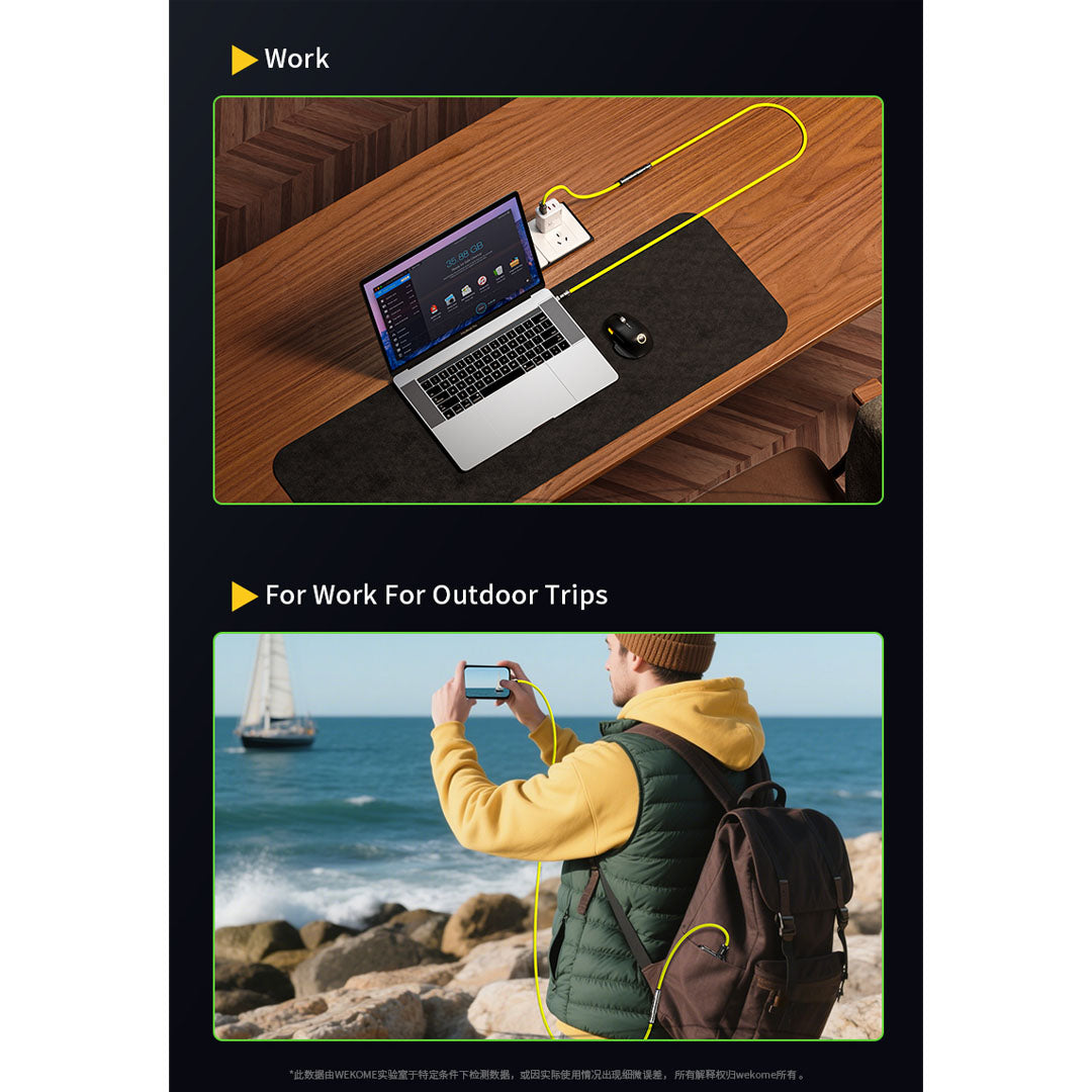 WEKOME 240W 6in1 Mecha Gen2 Cable | 6 Usage Types | All Mobiles & Laptops