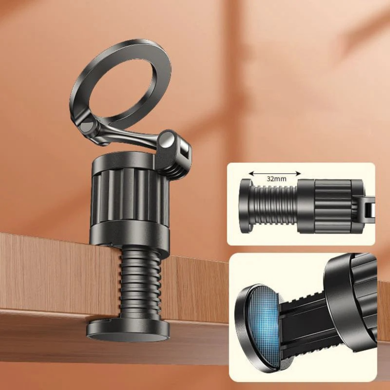Travel Magnetic Phone Holder | Suitable for Table of Plane/train/luggage Handle/desktop