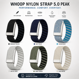 Whoop Nylon Strap 5.0 Peak Compatible Band – Premium Breathable Elastic Nylon Replacement Strap with Magnetic Clasp | Compatible with WHOOP 5.0 & Peak