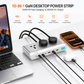 LDNIO 10-in-1 GaN Desktop Power Strip 2500W with 100W PD Fast Charging, 3 Universal AC Outlets, 7 USB Ports (4 USB-C + 3 USB-A), Surge Protection & Master Switch